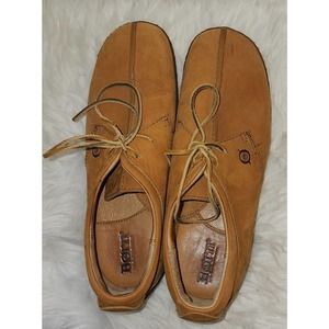 Born Sahara W1244 Brown Nubuck Leather Driving Oxford Moccasins